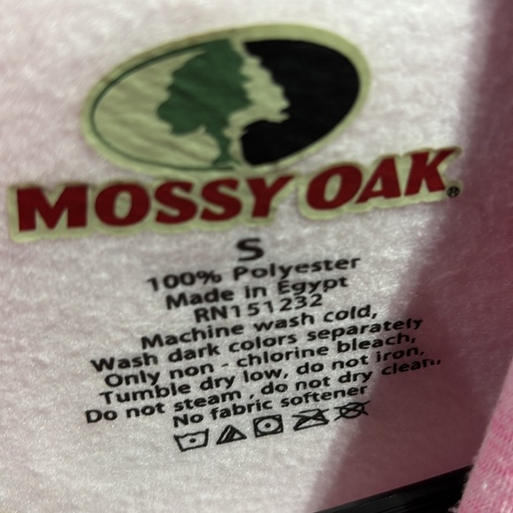 Mossy Oak Pullover hoodie,American flag patch, embroidered on logo,pouch pocket - Picture 10 of 10